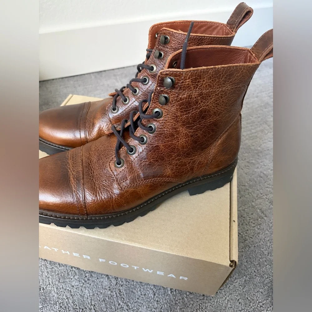 Portland Leather Patina AP Men’s The Breaker Boot | Highland Brown | size 9
